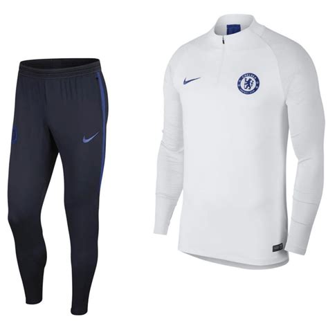 nike chelsea strike drill trainingspak 2019 2020 wit blauw|Nike Chelsea Strike Drill Trainingspak 2019.